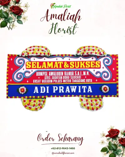 Karangan Bunga Ucapan Selamat di Suru